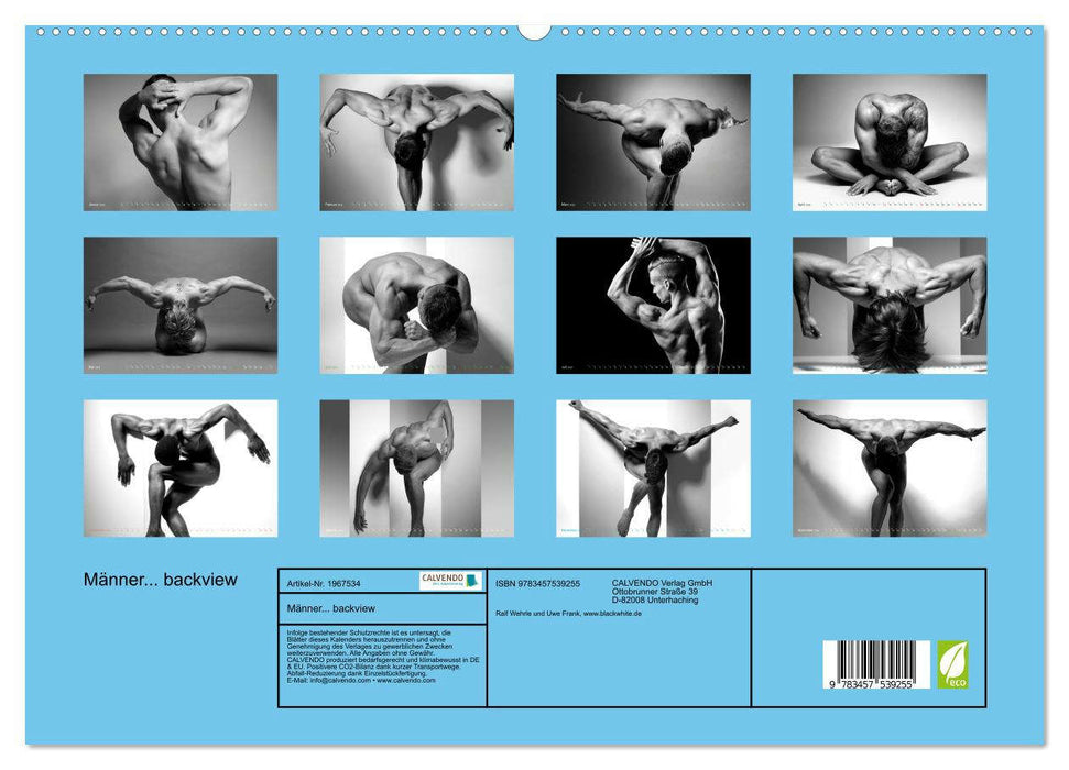 Männer... backview (CALVENDO Premium Wandkalender 2026)