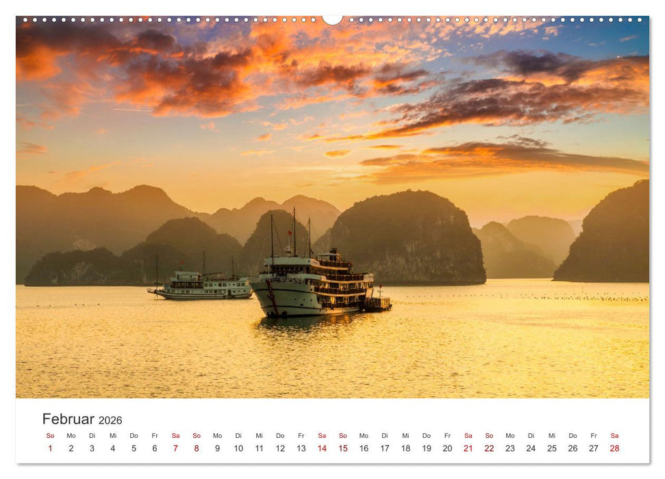 Faszination Vietnam (CALVENDO Premium Wandkalender 2026)