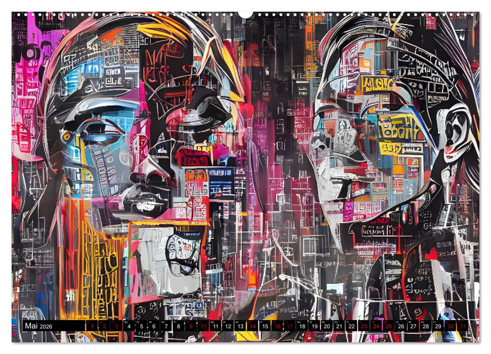 Abstrakt color Art (CALVENDO Wandkalender 2026)