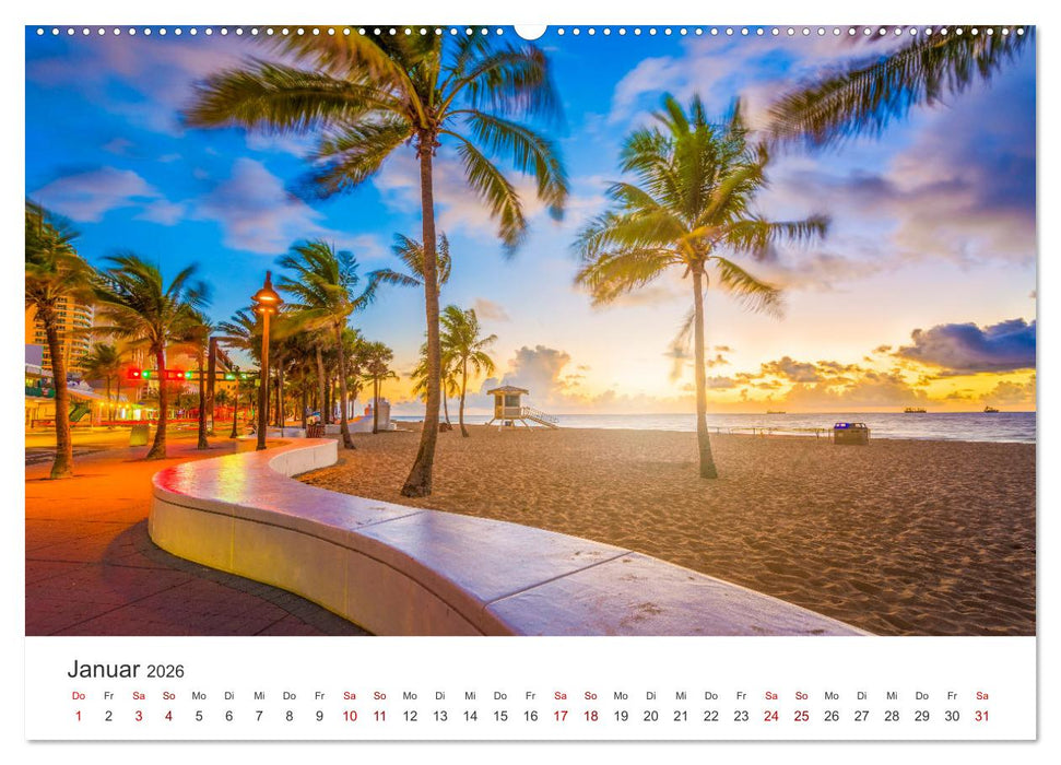 Florida - Eine Reise in den Sonnenscheinstaat. (CALVENDO Premium Wandkalender 2026)