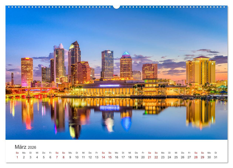 Florida - Eine Reise in den Sonnenscheinstaat. (CALVENDO Premium Wandkalender 2026)