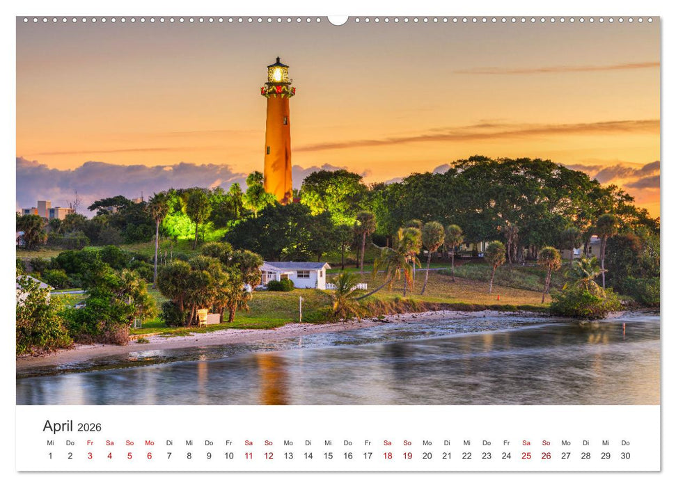 Florida - Eine Reise in den Sonnenscheinstaat. (CALVENDO Premium Wandkalender 2026)