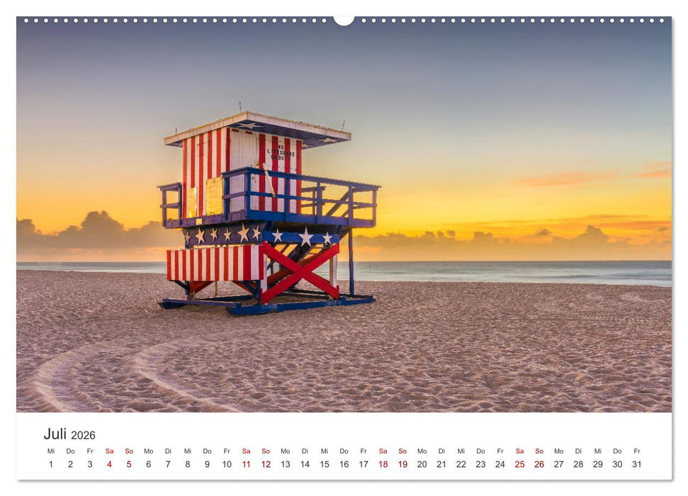 Florida - Eine Reise in den Sonnenscheinstaat. (CALVENDO Premium Wandkalender 2026)