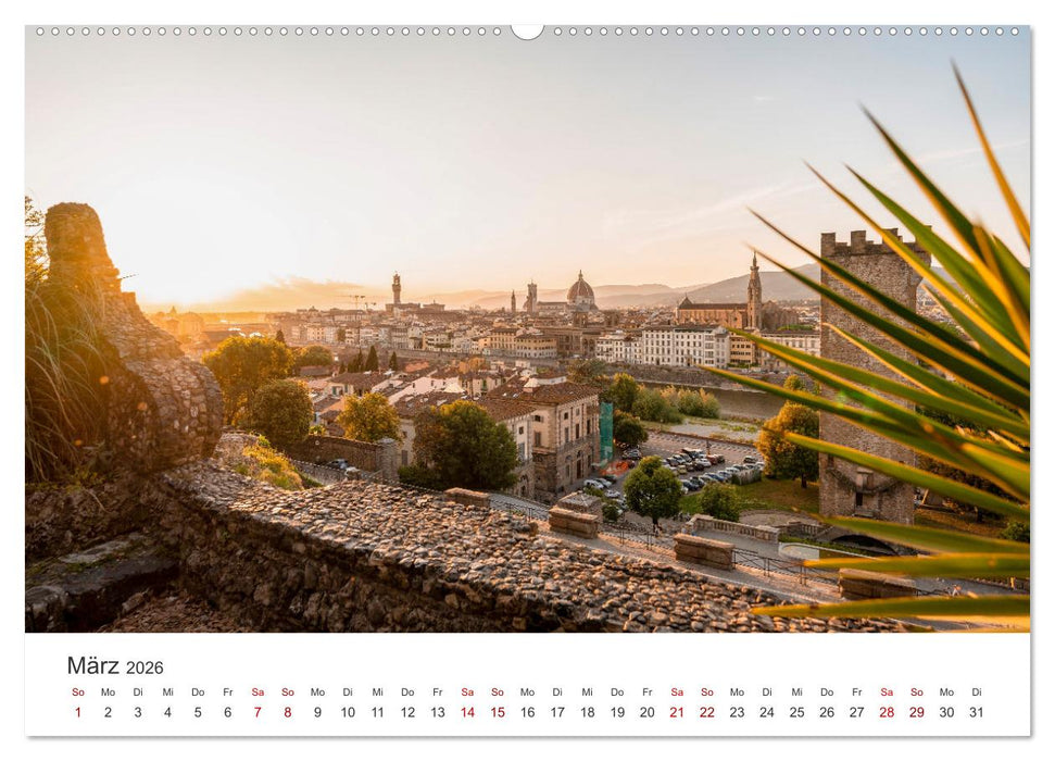 Florenz - Die Hauptstadt der Toskana. (CALVENDO Wandkalender 2026)