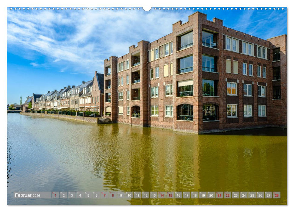 Ein Blick auf Middelharnis (CALVENDO Wandkalender 2026)