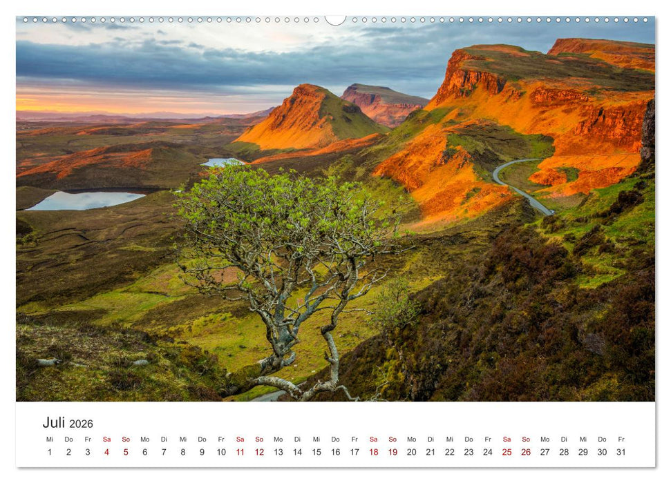 Schottland - Eine Reise in den Norden von Großbritannien. (CALVENDO Premium Wandkalender 2026)