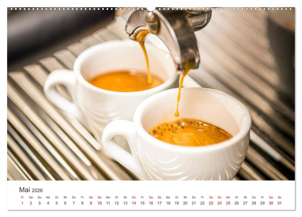 Genussmomente Kaffee (CALVENDO Wandkalender 2026)