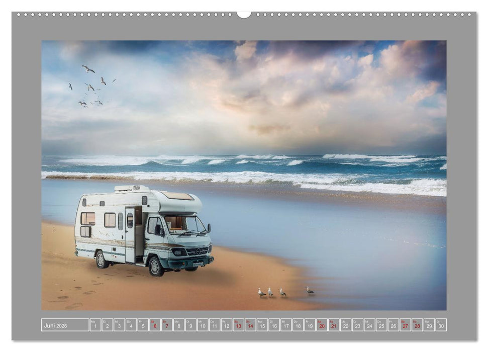 Camping macht glücklich! (CALVENDO Wandkalender 2026)