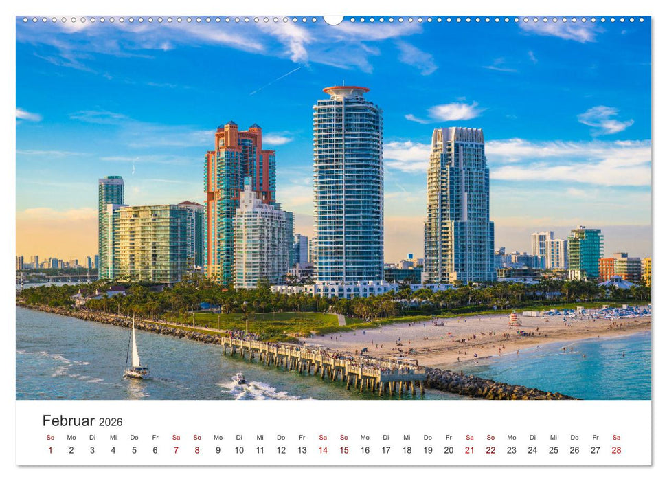 Florida - Eine Reise in den Sonnenscheinstaat. (CALVENDO Wandkalender 2026)