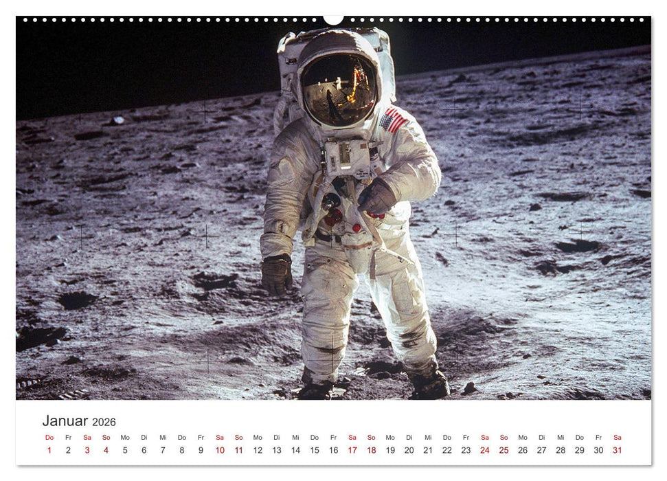 Astronauten - Menschen im Weltall (CALVENDO Premium Wandkalender 2026)