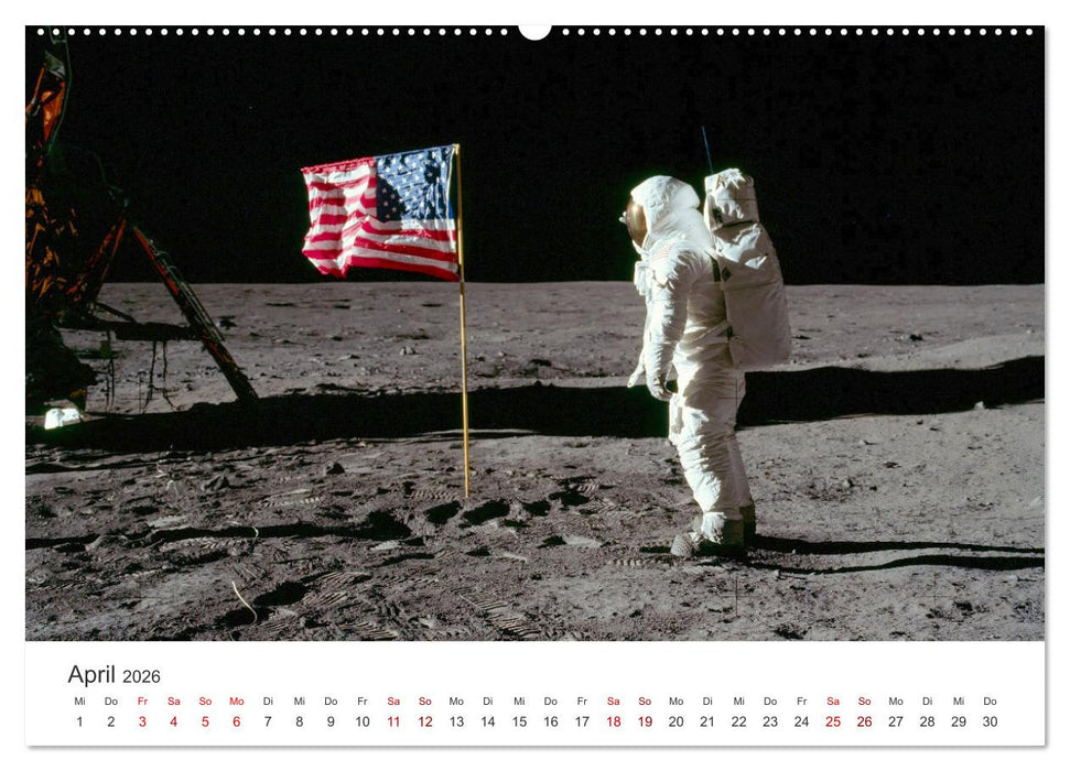Astronauten - Menschen im Weltall (CALVENDO Premium Wandkalender 2026)