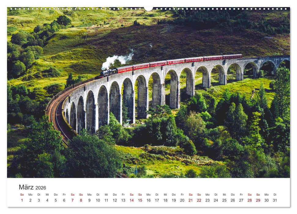 Schottland - Eine Reise in den Norden von Großbritannien. (CALVENDO Wandkalender 2026)