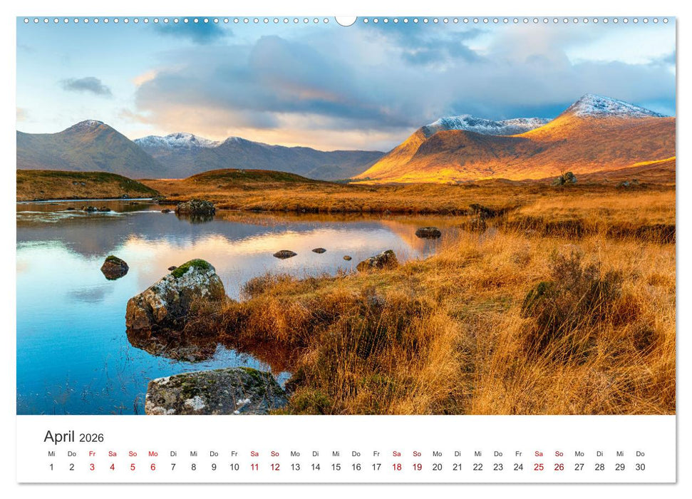 Schottland - Eine Reise in den Norden von Großbritannien. (CALVENDO Wandkalender 2026)