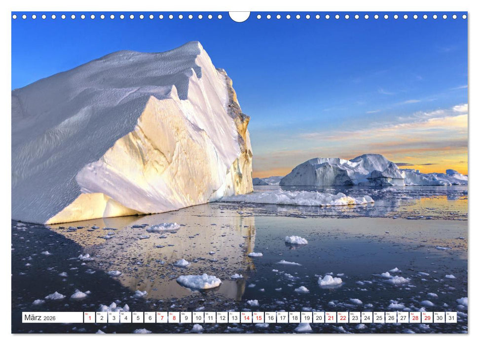 Grönland - Zauberwelt aus Eis (CALVENDO Wandkalender 2026)