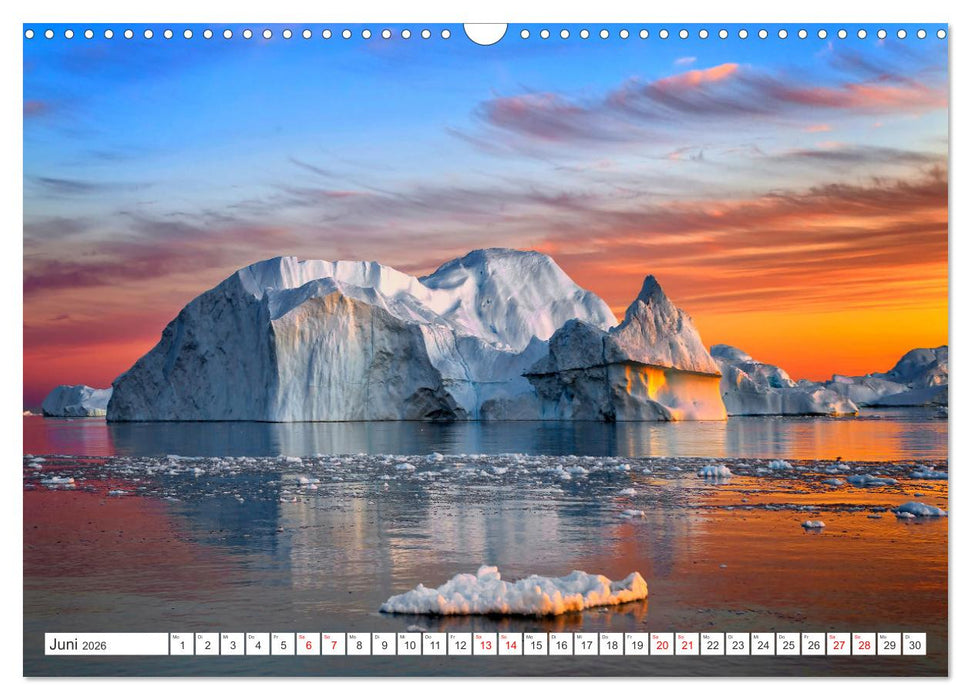 Grönland - Zauberwelt aus Eis (CALVENDO Wandkalender 2026)