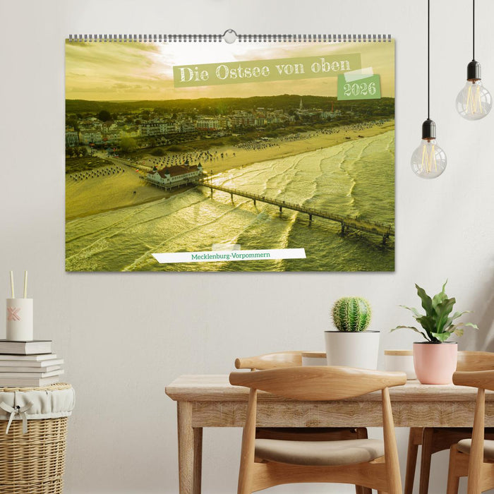 Die Ostsee von oben, Mecklenburg-Vorpommern (CALVENDO Wandkalender 2026)