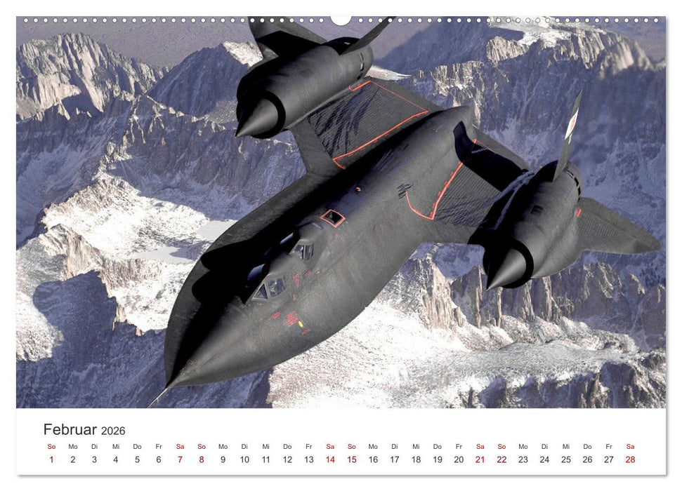 Kampfjets - Düsenjäger-Kalender (CALVENDO Wandkalender 2026)