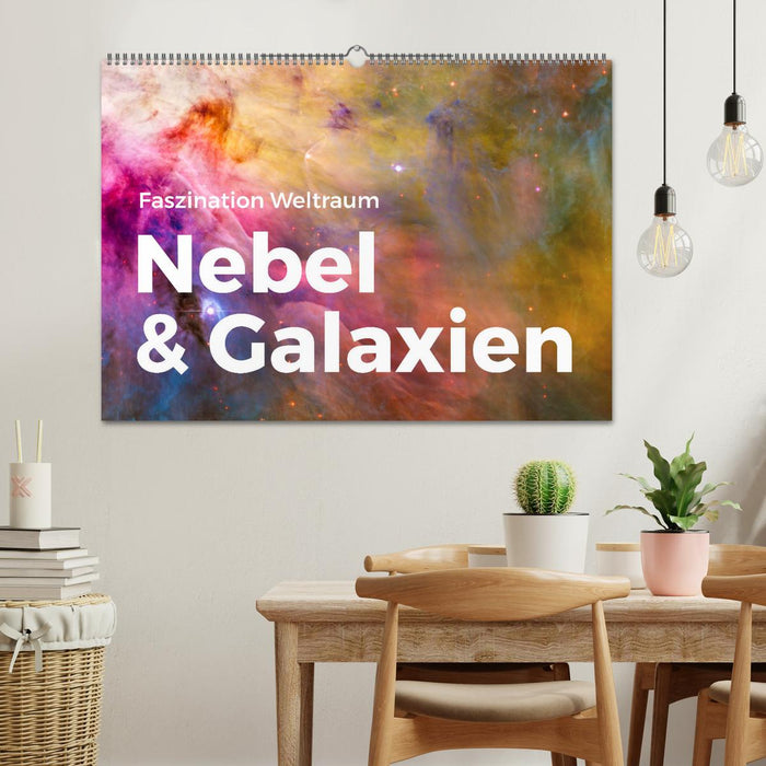 Nebel & Galaxien - Faszination Weltraum (CALVENDO Wandkalender 2026)