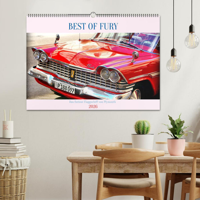 BEST OF FURY - Das furiose Flaggschiff von Plymouth (CALVENDO Wandkalender 2026)