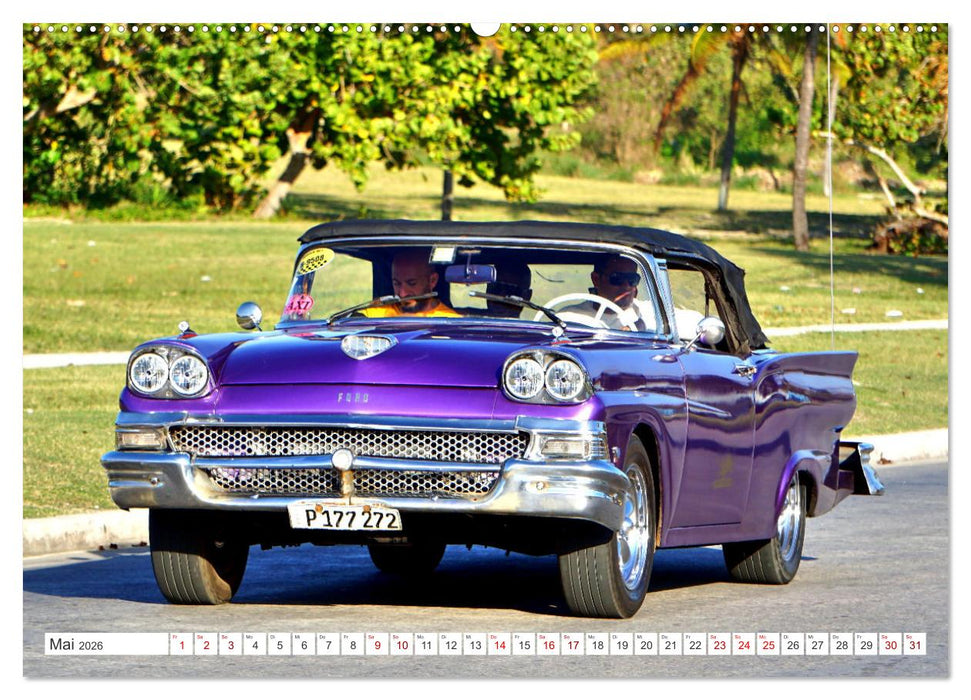 Best of Fairlane 500 - Ein Ford mit Flossen in Kuba (CALVENDO Wandkalender 2026)