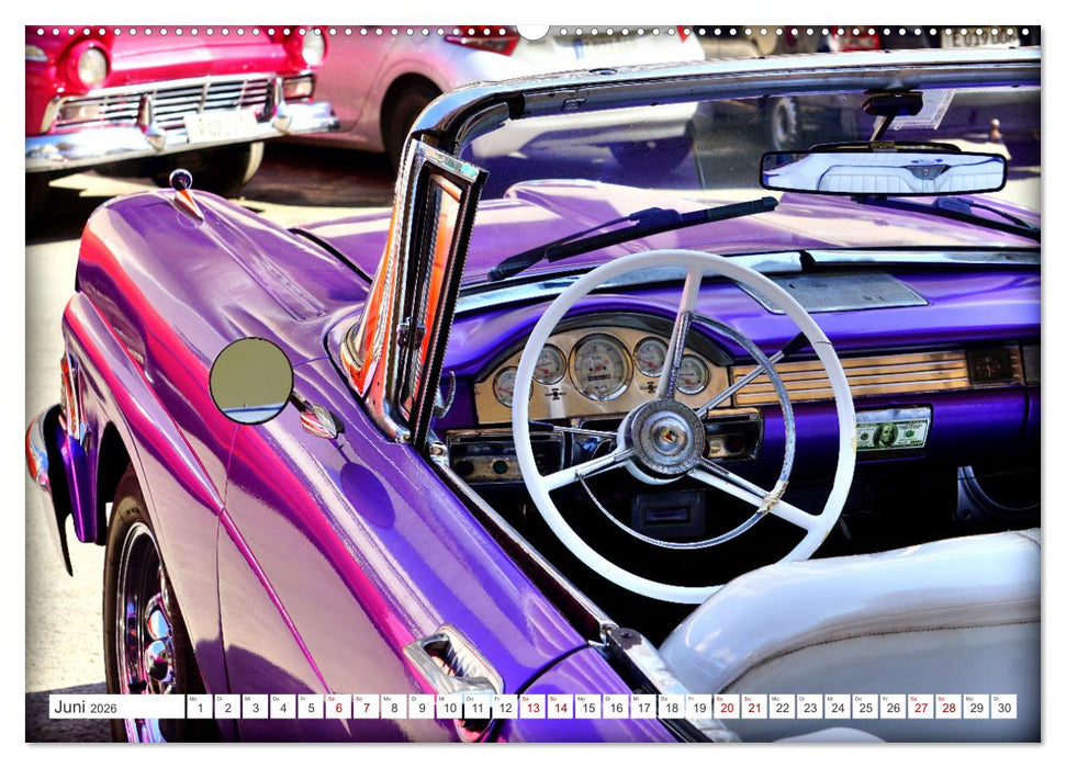 Best of Fairlane 500 - Ein Ford mit Flossen in Kuba (CALVENDO Wandkalender 2026)