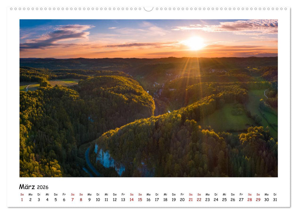 Fränkische Schweiz - Sehenswürdigkeiten der Berg- und Hügellandschaft (CALVENDO Premium Wandkalender 2026)