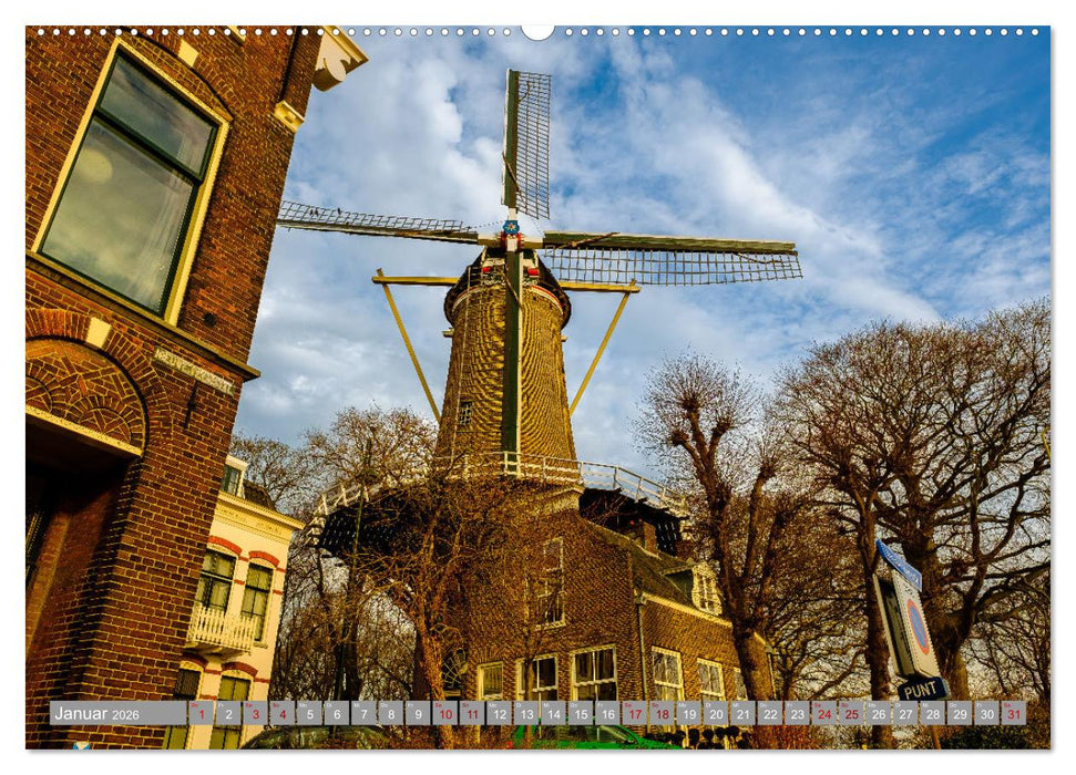 Ein Blick auf Gouda (CALVENDO Premium Wandkalender 2026)