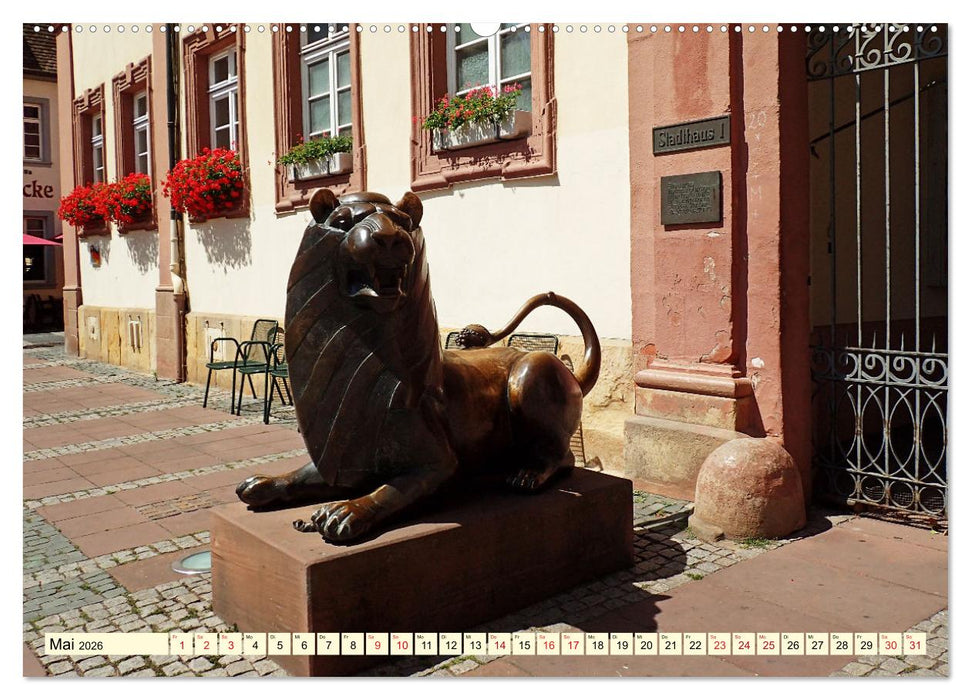 Neustadt an der Weinstaße - Fachwerk, Wein und gemütliche Gassen (CALVENDO Wandkalender 2026)