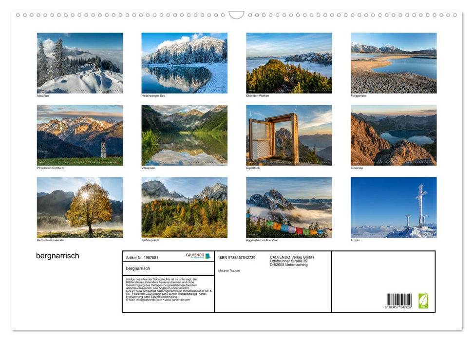 bergnarrisch (CALVENDO Wandkalender 2026)