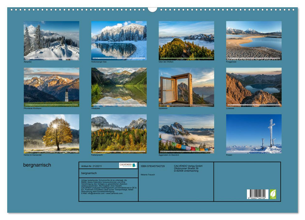 bergnarrisch (CALVENDO Wandkalender 2026)