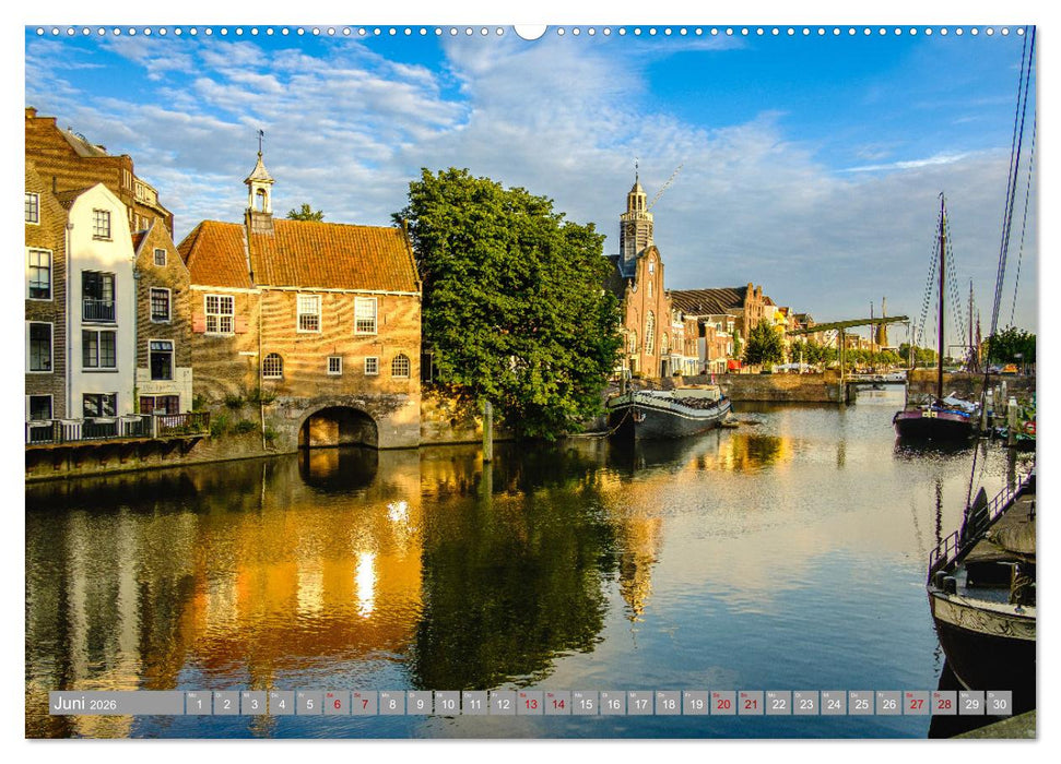 Ein Blick auf Delfshaven (CALVENDO Wandkalender 2026)