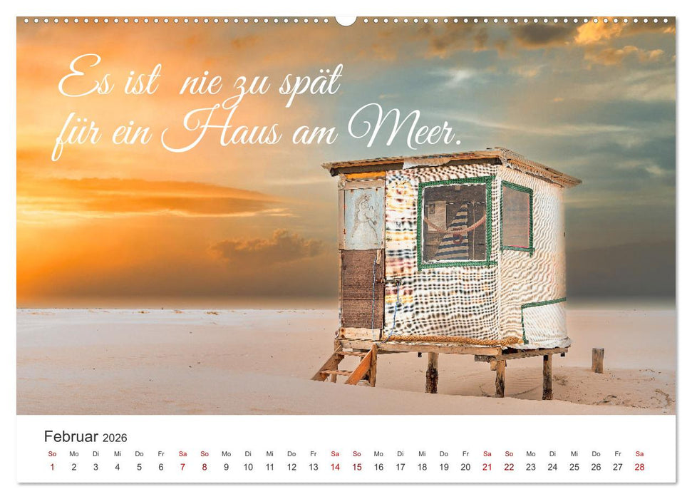 Lass uns ans Meer fahren (CALVENDO Premium Wandkalender 2026)