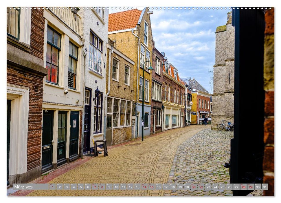 Ein Blick auf Gouda (CALVENDO Wandkalender 2026)