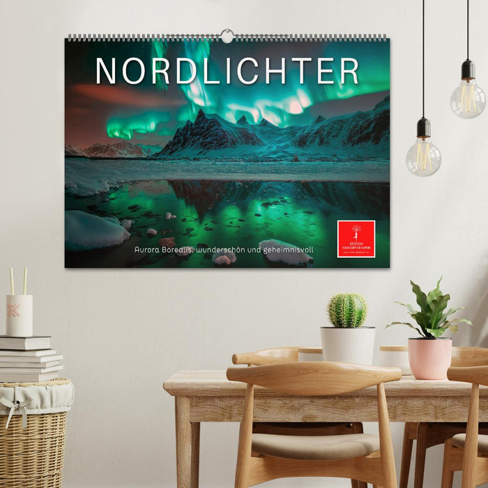 Nordlichter - Aurora Borealis, wunderschön und geheimnisvolll (CALVENDO Wandkalender 2026)