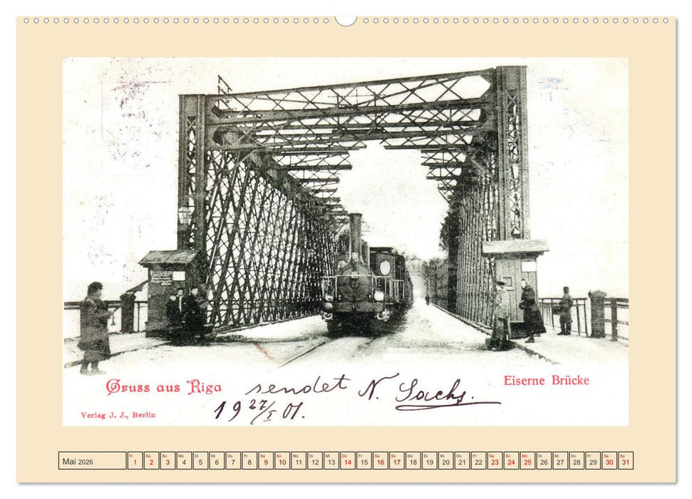 Gruss aus Riga - Historische Ansichtskarten (CALVENDO Wandkalender 2026)