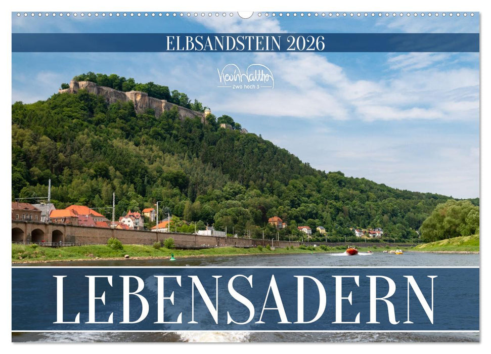 Lebensadern - Elbsandstein (CALVENDO Wandkalender 2026)