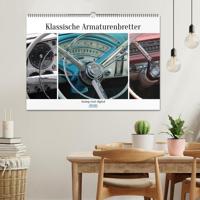 Klassische Armaturenbretter (CALVENDO Wandkalender 2026)