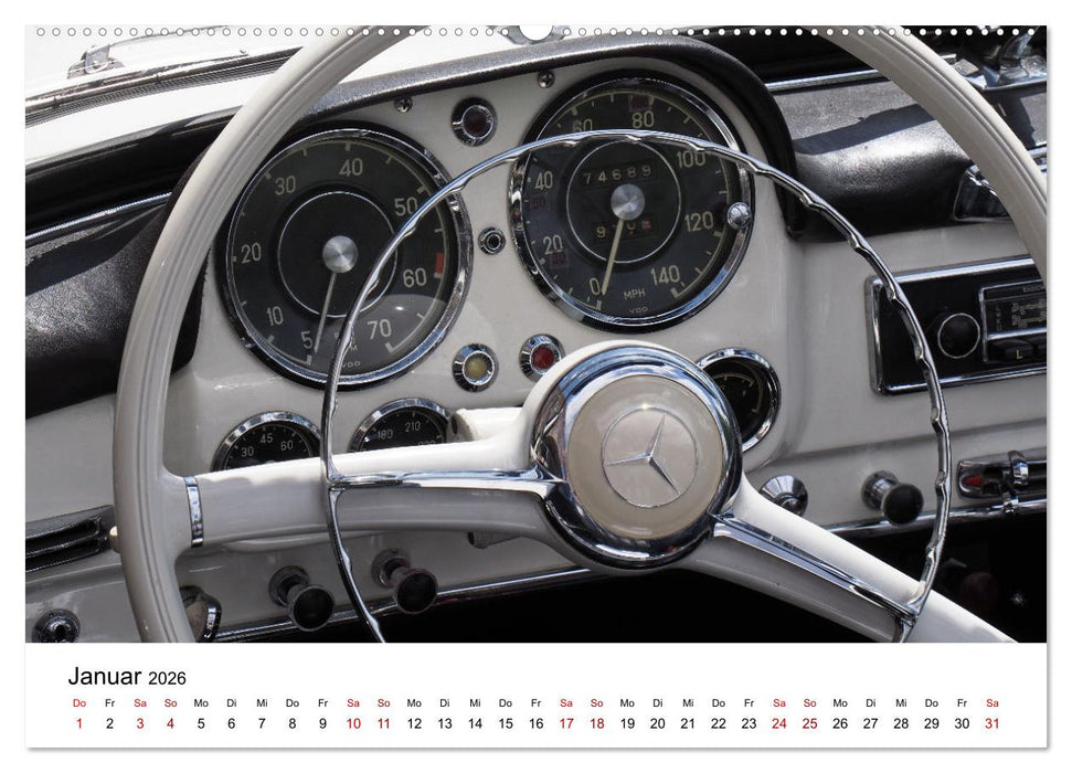 Klassische Armaturenbretter (CALVENDO Wandkalender 2026)