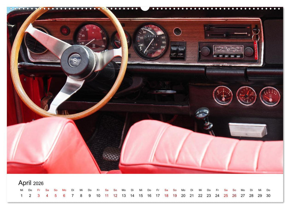 Klassische Armaturenbretter (CALVENDO Wandkalender 2026)