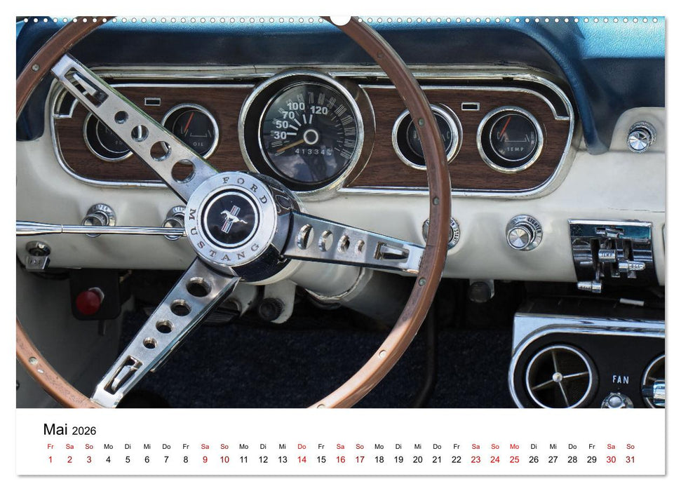 Klassische Armaturenbretter (CALVENDO Wandkalender 2026)