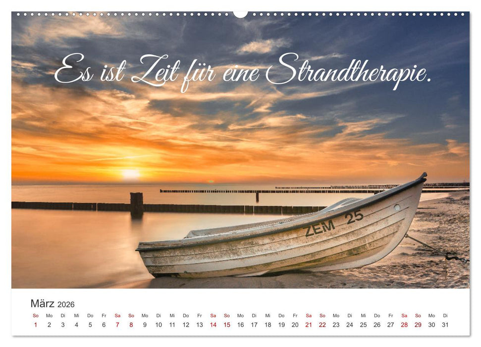 Lass uns ans Meer fahren (CALVENDO Wandkalender 2026)