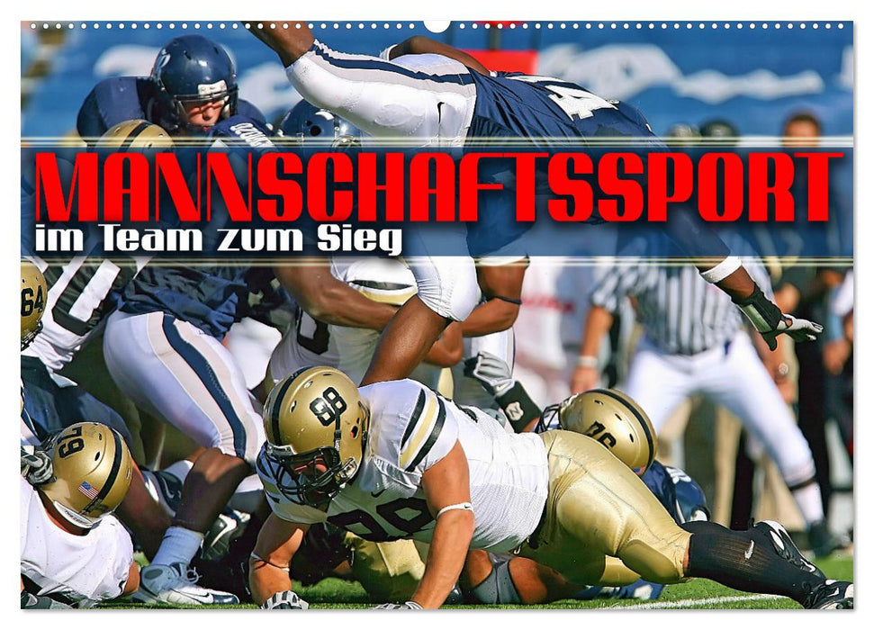 Mannschaftssport - im Team zum Sieg (CALVENDO Wandkalender 2026)