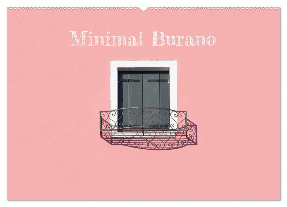 Minimal Burano (CALVENDO Wandkalender 2026)