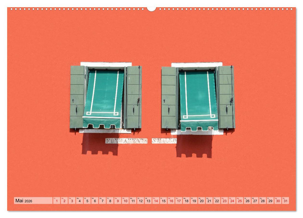 Minimal Burano (CALVENDO Wandkalender 2026)
