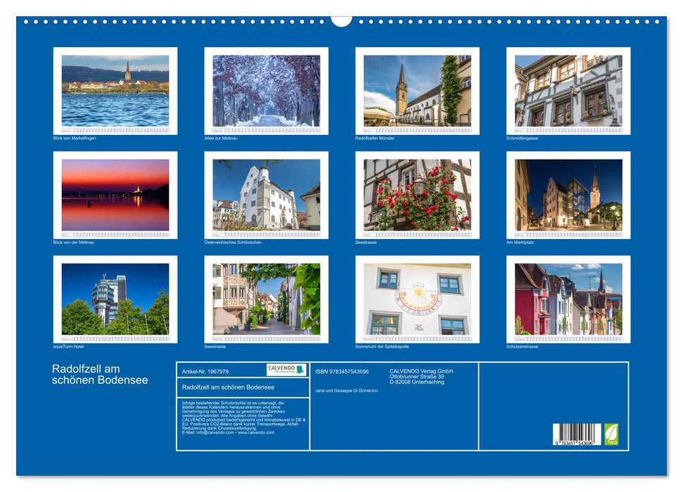 Radolfzell am schönen Bodensee (CALVENDO Wandkalender 2026)