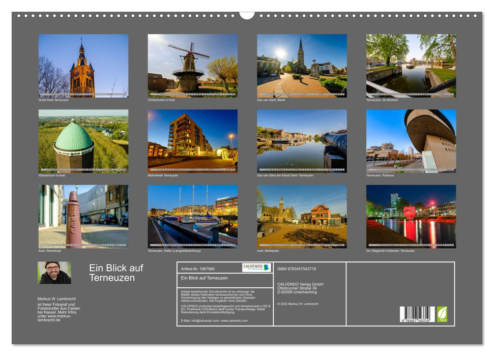 Ein Blick auf Terneuzen (CALVENDO Wandkalender 2026)