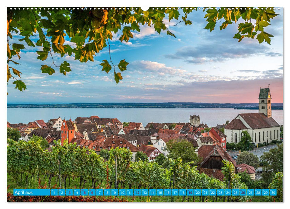 Meersburg - pittoreske Kleinstadt am Bodensee (CALVENDO Wandkalender 2026)