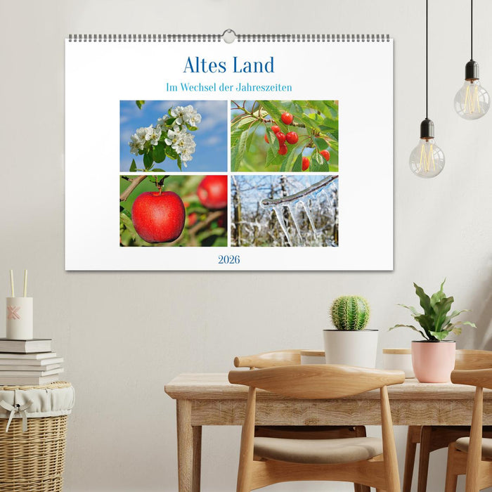 Altes Land im Wechsel der Jahreszeiten (CALVENDO Wandkalender 2026)