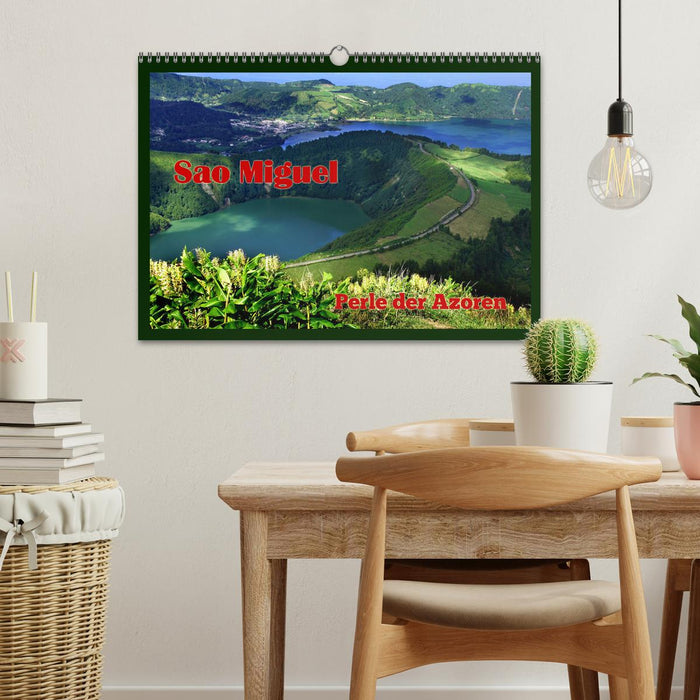 Sao Miguel - Perle der Azoren (CALVENDO Wandkalender 2026)