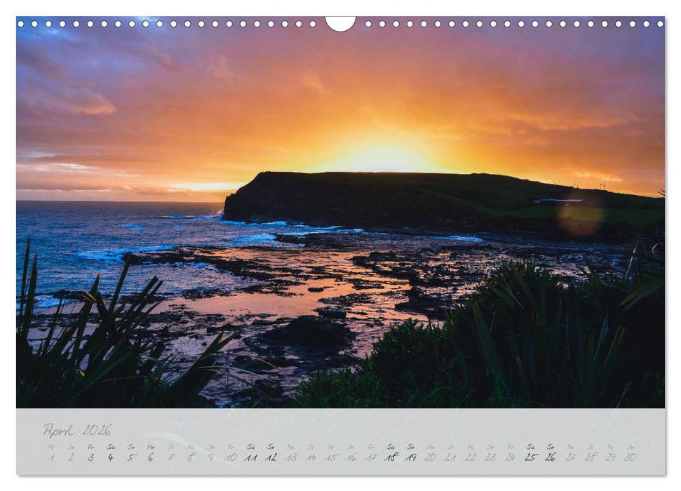 Neuseeland von Nord bis Süd (CALVENDO Wandkalender 2026)